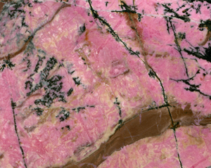 Rhodonite gemstone