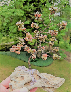 Unakite Gemstone Tree