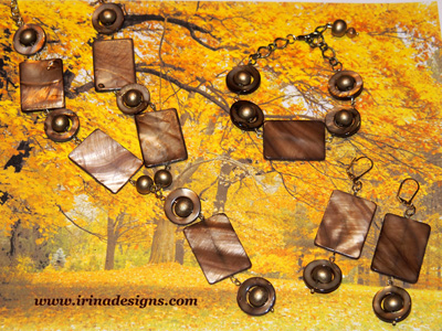 Rhodonite Muse necklace, bracelet and earrings