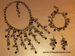 Champagne Bubbles jewellery set