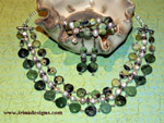Chrysoprase Pearl Dream jewellery set