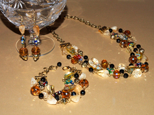 Citrine Kiss jewellery set