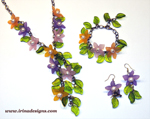 Floral Fantasy jewellery set