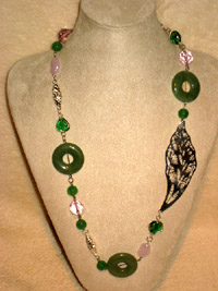 Jade Leaf Necklace