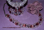 La Vie en Mauve jewellery set