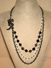 Onyx Dragon Necklace