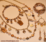 Pearl & Shell Fantasy jewellery set