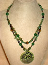 Sage Medallion Necklace