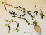 Spring Leaves jewellery set